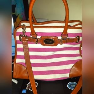 Michael Kors Striped Handbag